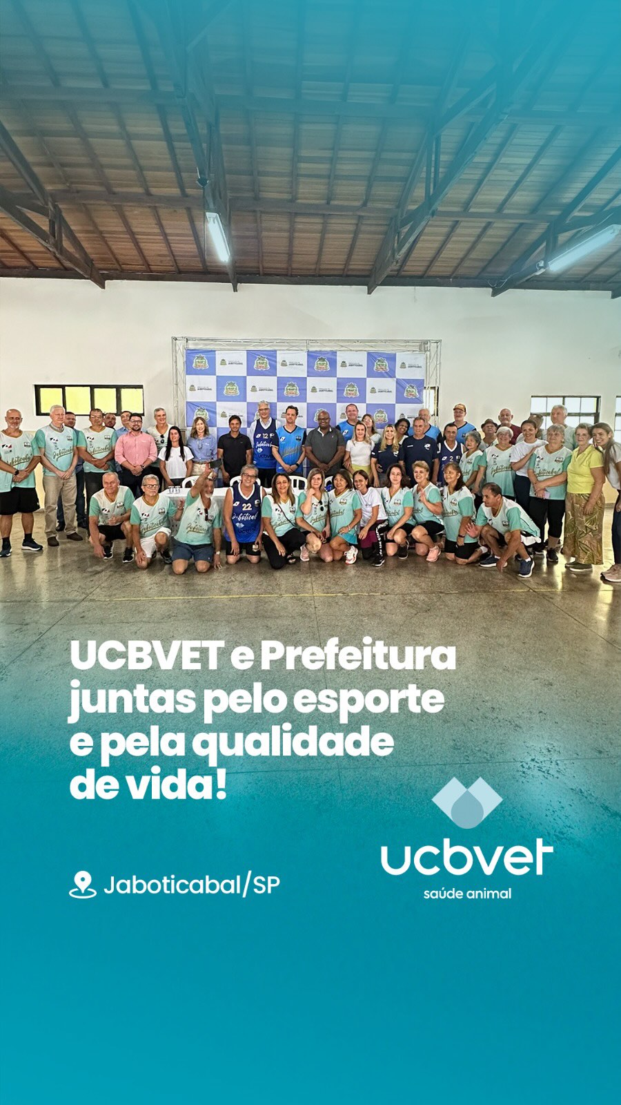 UCBVET e Prefeitura juntas pelo esporte e pela qualidade de vida!